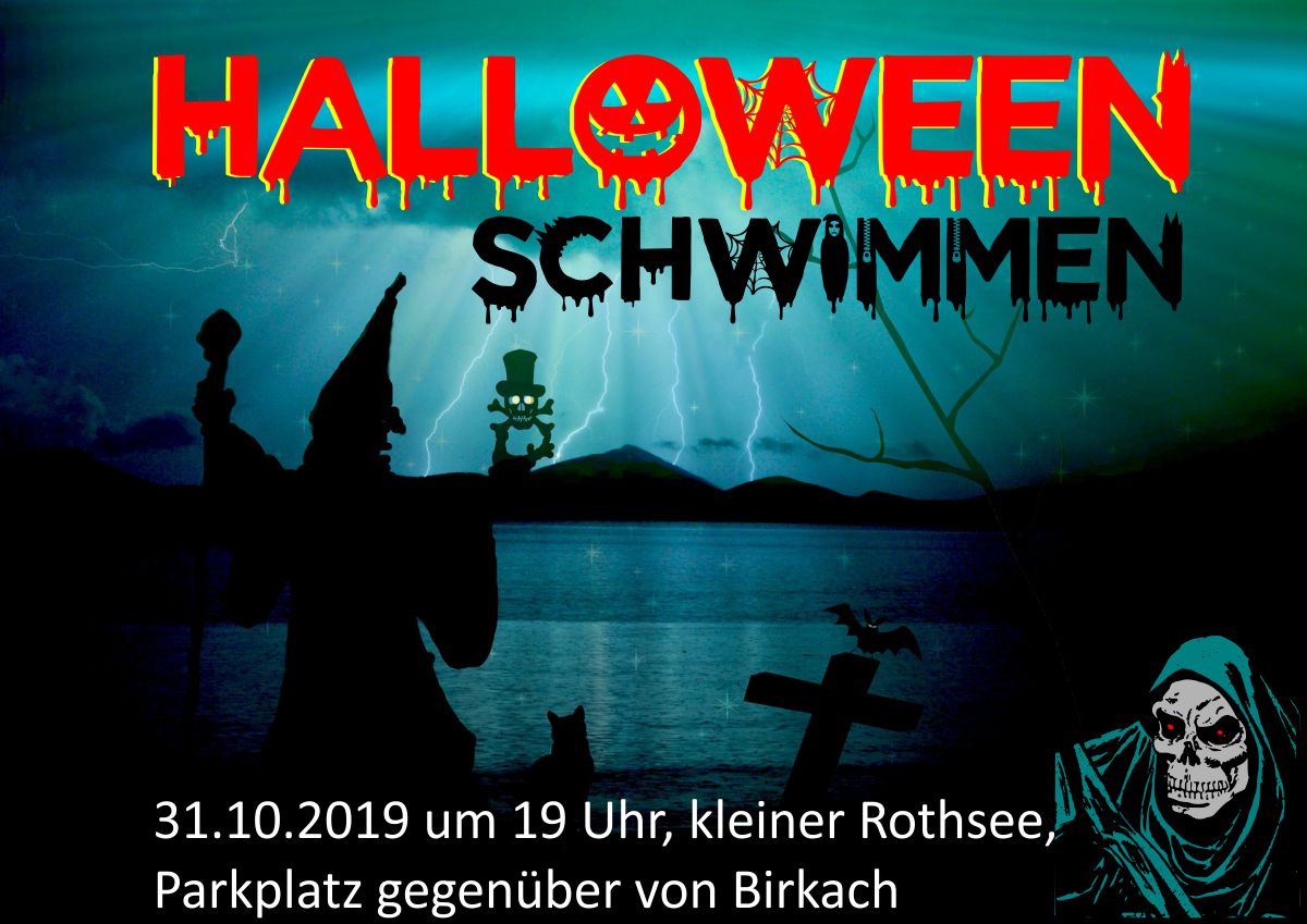 Halloweenschwimmen im kleiner Rothsee